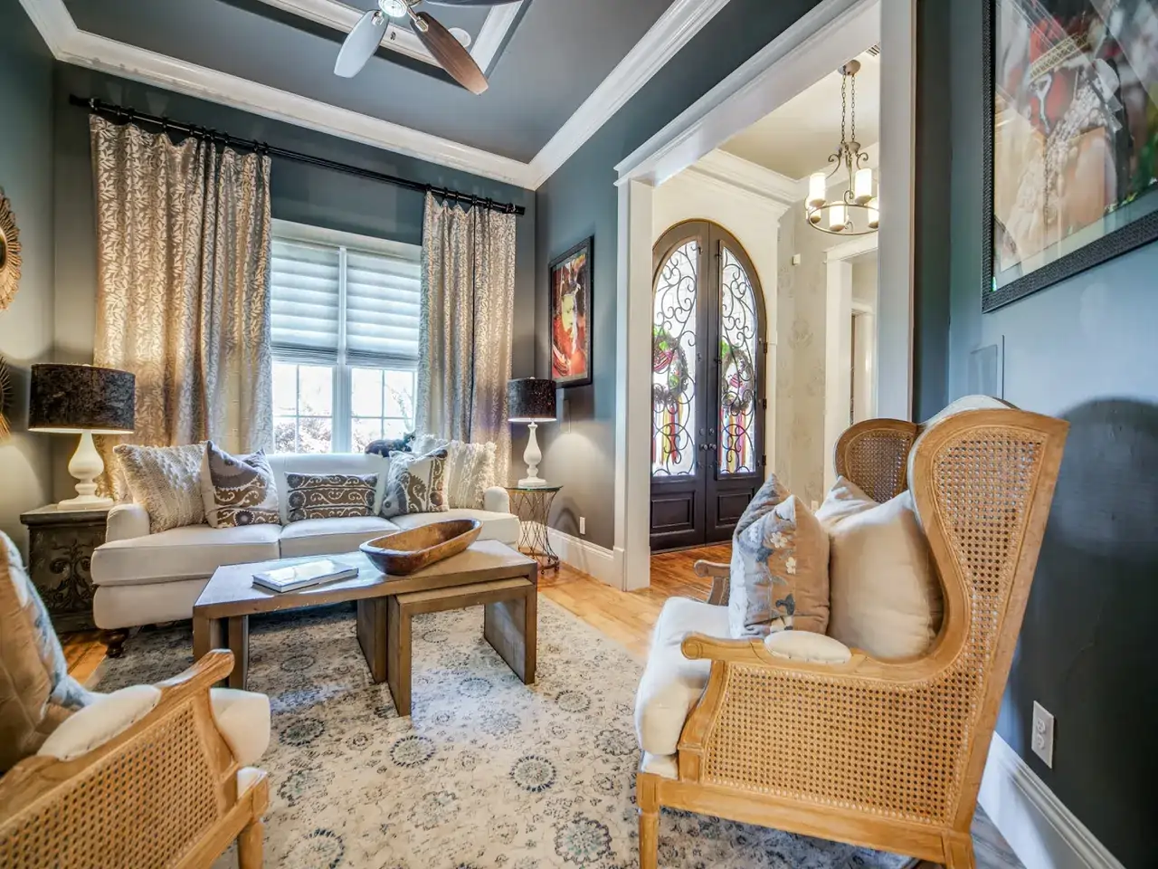 Personal residence interior — Pool deck & covered patio San Antonio luxury residence interior — Pool deck & covered patio