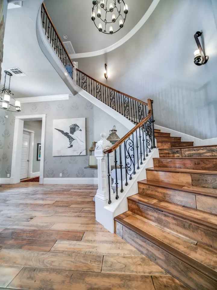 Personal residence interior — Open-plan living room San Antonio luxury residence interior — Open-plan living room